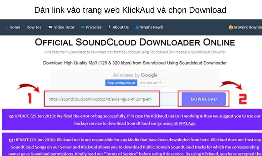 Download nhạc trên SoundCloud bằng phần mềm bên thứ 3 - Bước 2