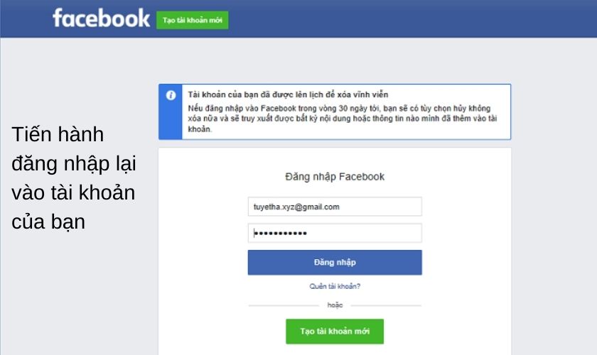 Cách xóa tài khoản Facebook không cần mật khẩu