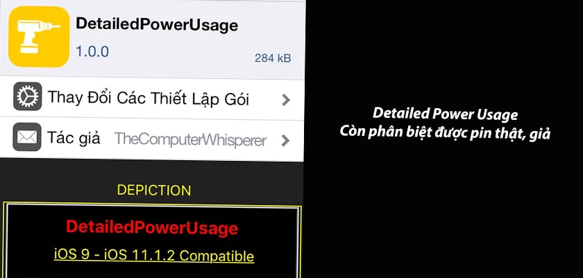 Phần mềm Detailed Power Usage  