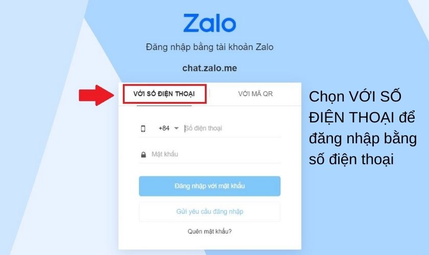 Đăng nhập Zalo web – Chat.zalo.me với số điện thoại