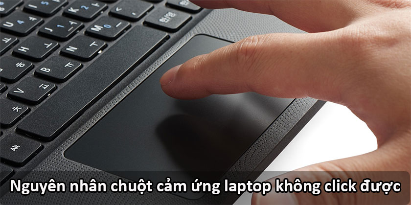 chuột cảm ứng laptop không click được