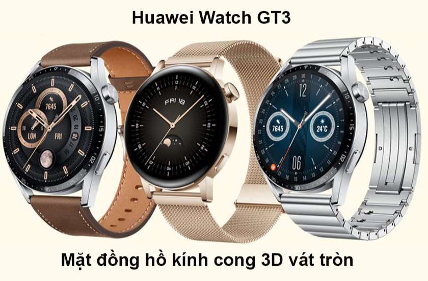 Huawei Watch GT3 với GT2
