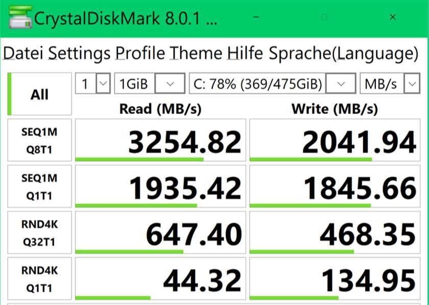 Kiểm tra tốc độ SSD bằng CrystalDiskMark