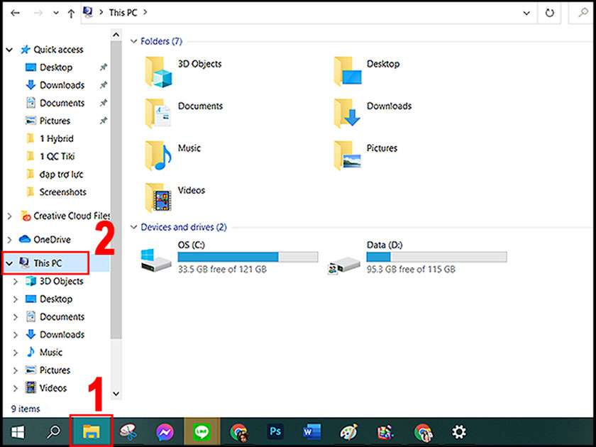 Sử dụng Check trong File Explorer kiểm tra tốc độ SSD