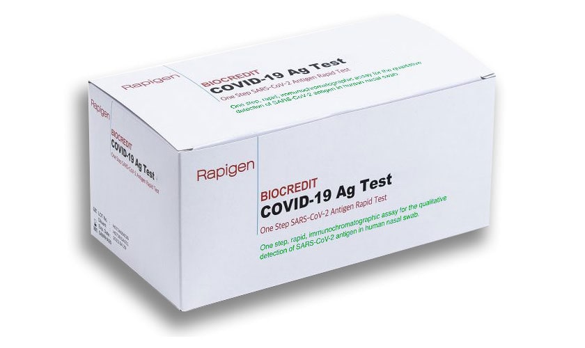 Bộ kit Rapigen BioCredit Covid-19 Ag Rapigen được cấp phép