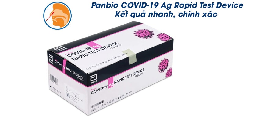 Test nhanh kháng nguyên Panbio COVID-19 Ag Rapid Test Device (Nasal)