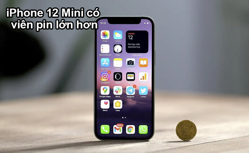 So sánh iPhone 12 Mini và iPhone X về pin