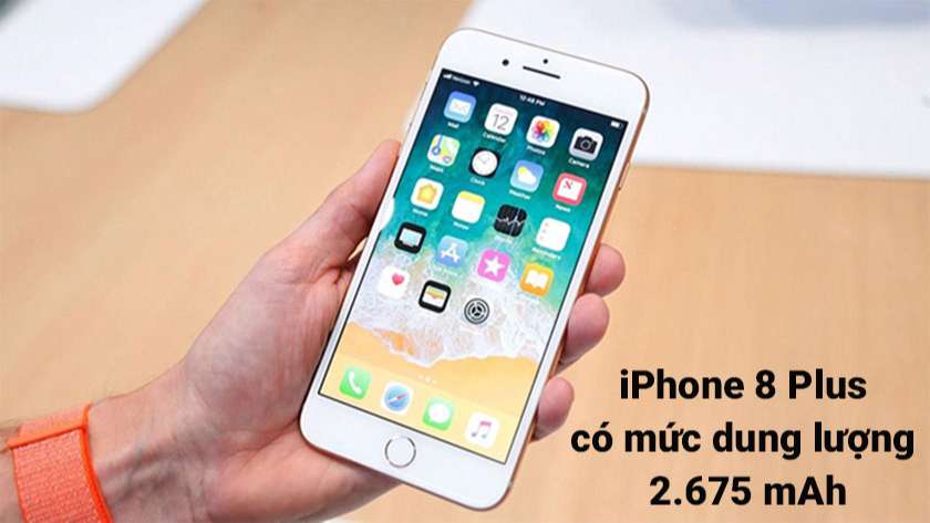 iPhone 8 Plus có pin bao nhiêu mAh?
