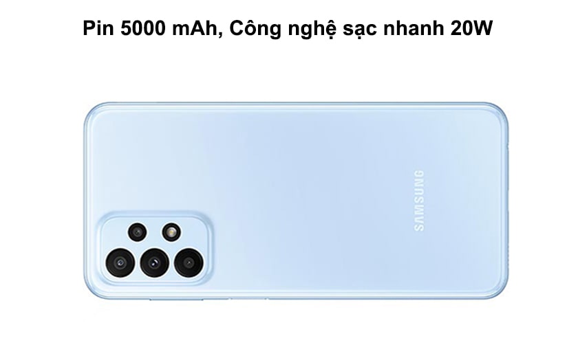 Kỳ vọng Samsung Galaxy A23 về dung lượng pin