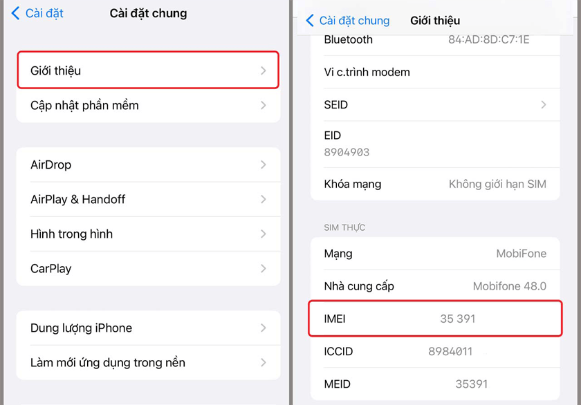 Kiểm tra vỏ ngoài thông qua IMEI - Ảnh 2