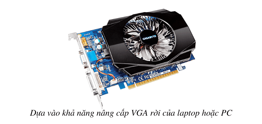 Mua card màn hình Gigabyte dựa vào khả năng nâng cấp VGA