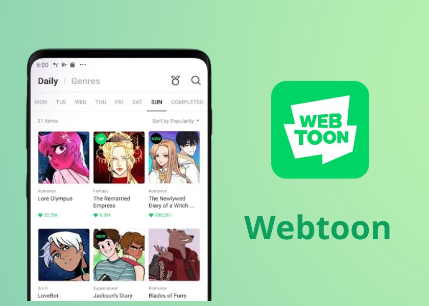 app đọc truyện webtoon
