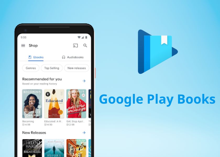 ứng dụng google play book