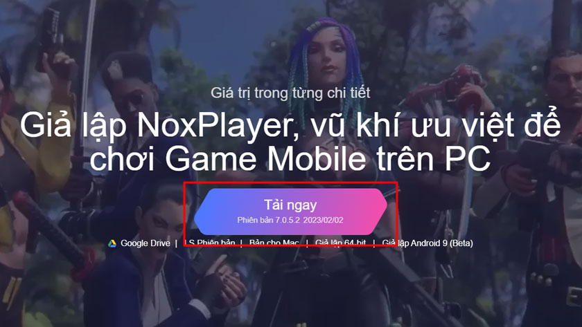 cách tải giả lập nox app player