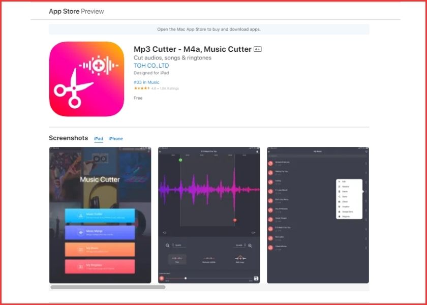 app cắt ghép nhạc cơ bản mp3 cutter