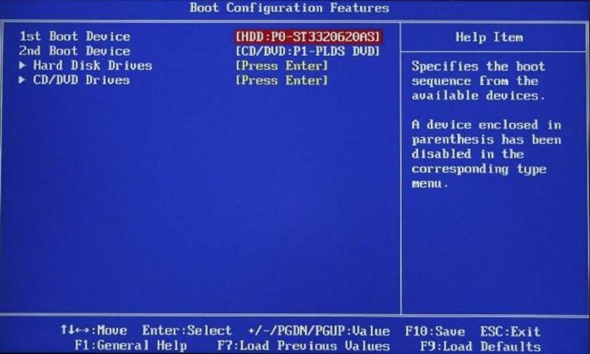 khắc phục lỗi reboot and select proper boot device