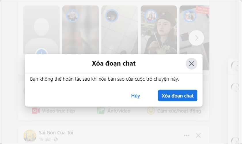 Điều kiện để xem lại và khôi phục tin nhắn Messenger đã xóa hoàn toàn