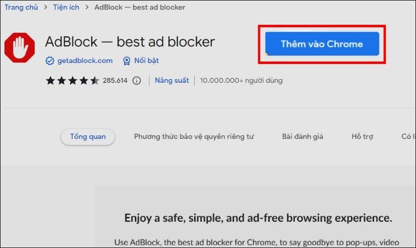 Cách tải Adblock về máy tính miễn phí nhanh nhất