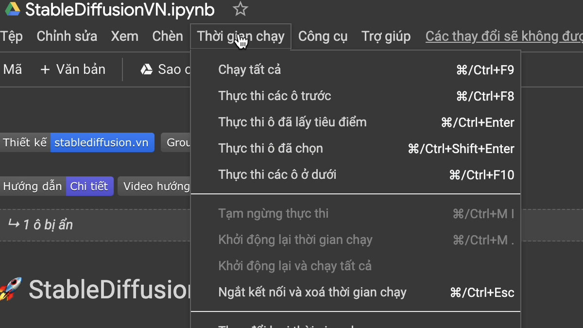 Sử dụng các công cụ tạo ra tác phẩm