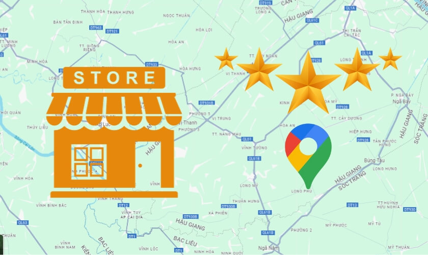 Cửa hàng được Google Map đánh giá cao