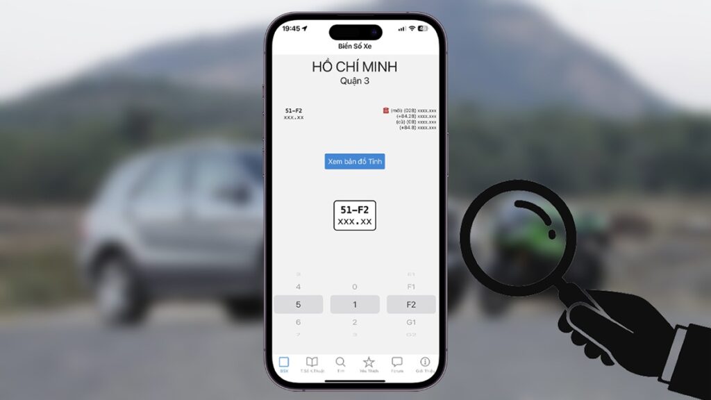 tra cứu biển số xe hơi