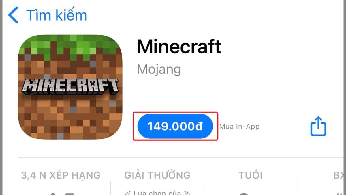 Hướng dẫn download Minecraft trên điện thoại