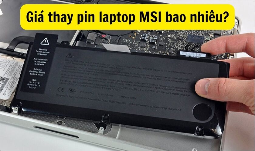 Giá thay pin laptop MSI mới nhất tại Hà Nội, TP.HCM