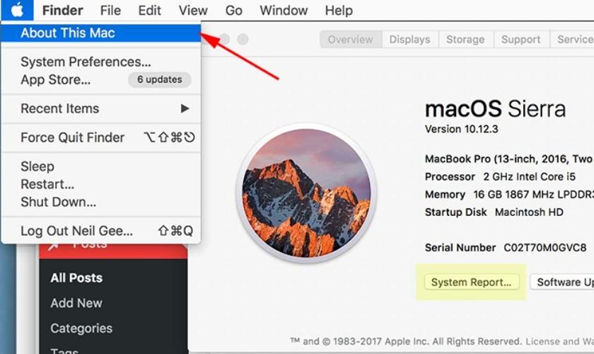 Cách kiểm tra ổ cứng Macbook 